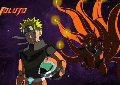Fan art combining Naruto and Voltron ideas