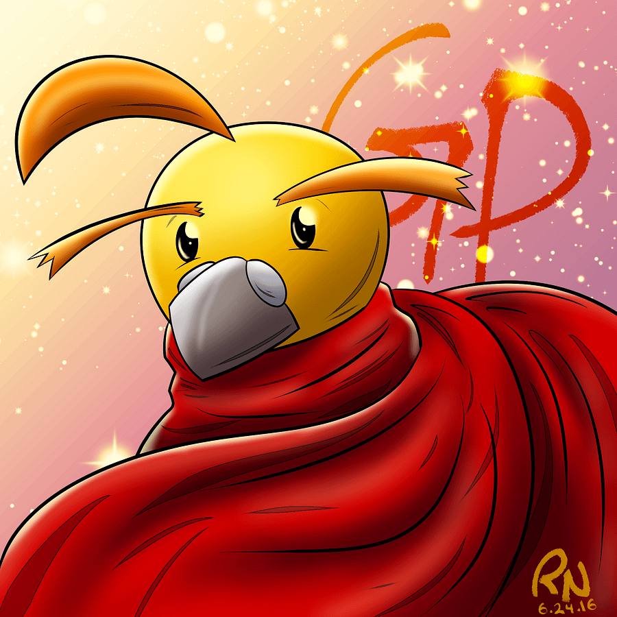 A painting of Golden Pigeon from Rhunn!