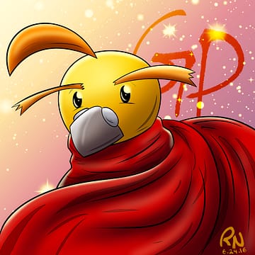 A painting of Golden Pigeon from Rhunn!