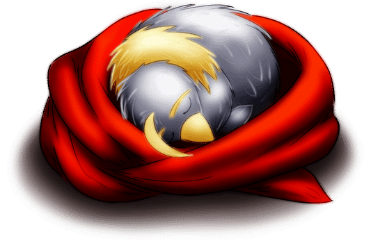 The sleeping hero at the title page of Golden Pigeon Part 1
